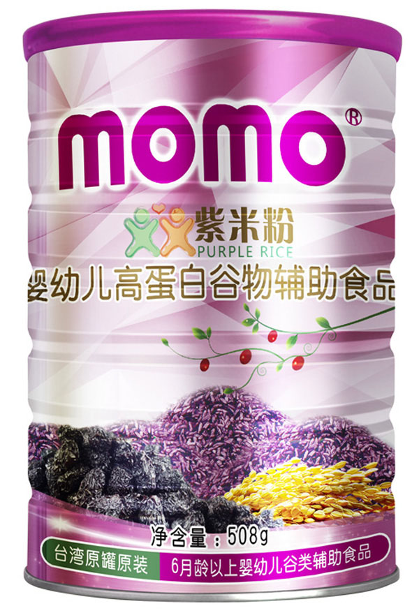 momo高蛋白棗味紫米粉