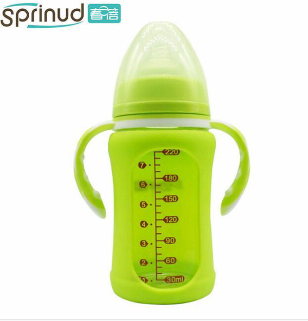 春蓓寬弧全硅膠感溫防摔玻璃奶瓶綠色.jpg 春蓓寬弧全硅膠感溫防摔玻璃奶瓶綠色.jpg