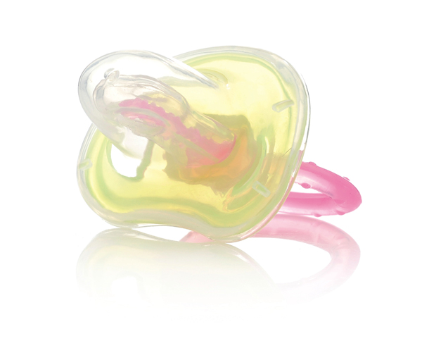 芭芘寶貝嬰兒雙色全硅膠玩嘴