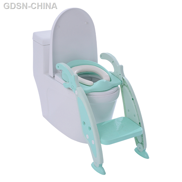 青蛙嘟迪兒童時(shí)尚階梯式輔助坐便器藍(lán)色