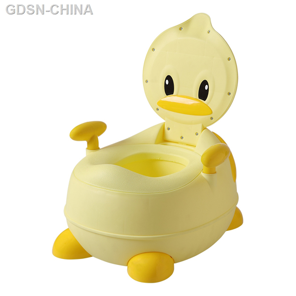 青蛙嘟迪唐老鴨棉花糖軟墊座便器黃色