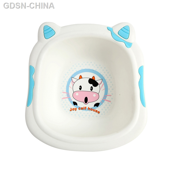 青蛙嘟迪可愛奶牛臉盆藍色(小號)