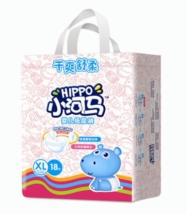 小河馬紙尿褲小包XL18
