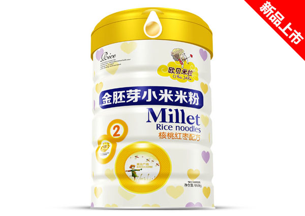 歐貝米拉金胚芽小米米粉-核桃紅棗配方