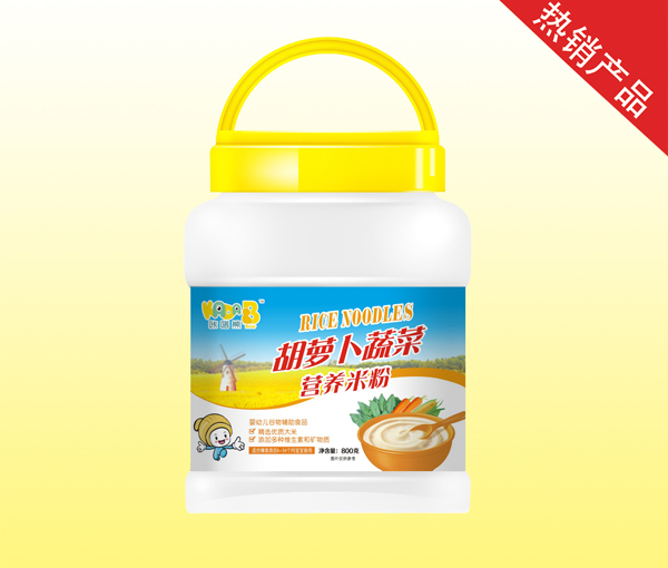 咔嗒熊胡蘿卜蔬菜營養(yǎng)米粉