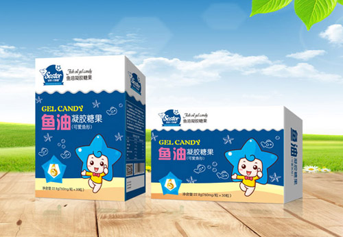 小萌星魚油凝膠糖果盒裝(可愛魚形)