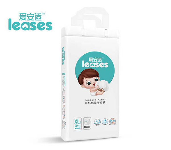 愛安適有機(jī)棉柔學(xué)步褲XL