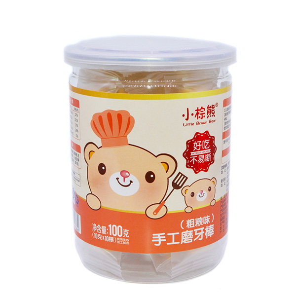 小棕熊手工磨牙棒粗糧味罐裝
