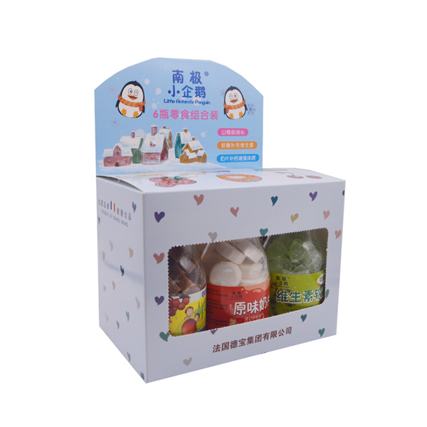 南極小企鵝六瓶零食組合裝側