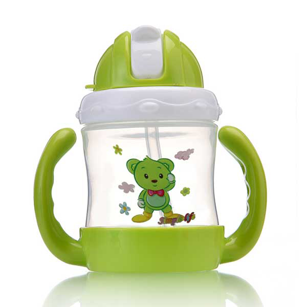 邦貝小象卡通學飲杯-綠色小熊.jpg