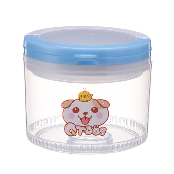 邦貝小象密封保鮮盒小款藍色