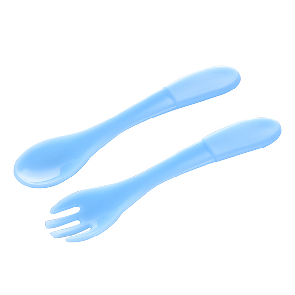 邦貝小象刀叉組合藍(lán)色