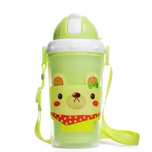 邦貝小象寶寶水杯-綠色小狗
