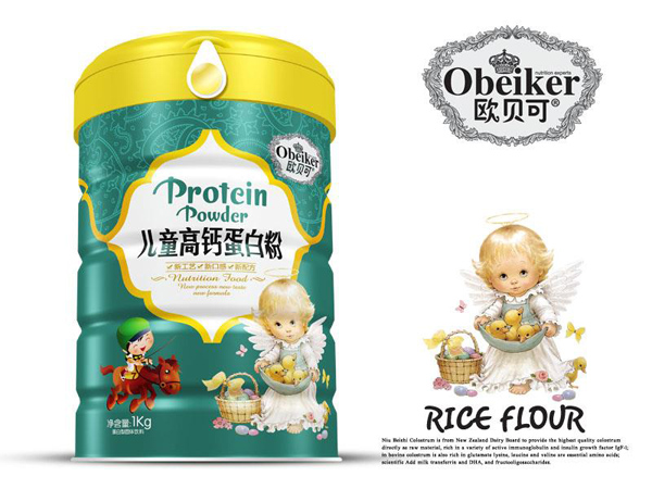 歐貝可兒童高鈣蛋白粉