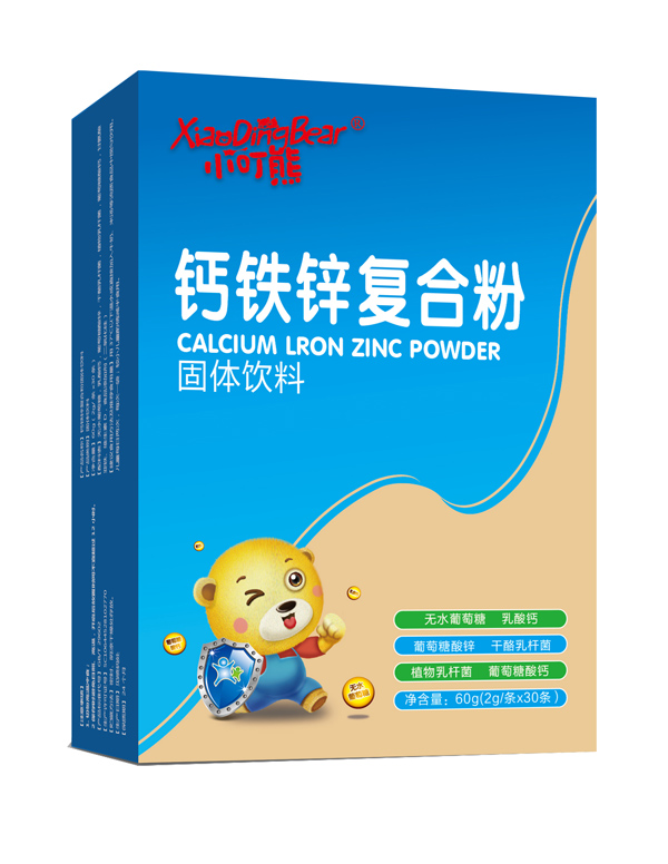 小叮熊鈣鐵鋅復合粉-豎版