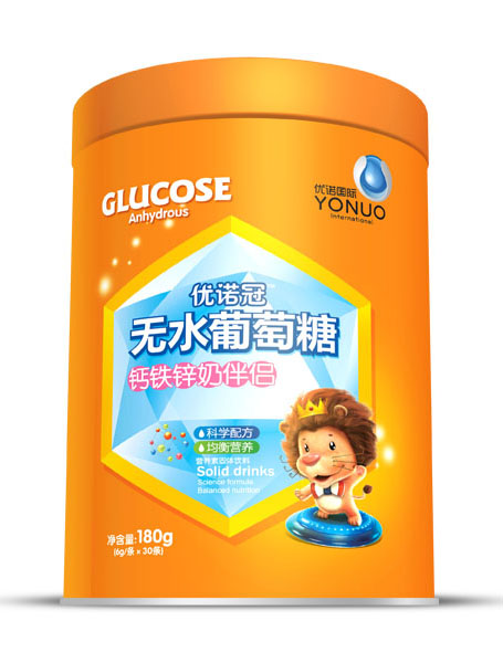 優(yōu)諾冠鈣鐵鋅奶伴侶無(wú)水葡萄糖