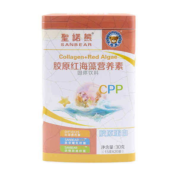 圣諾熊膠原紅海藻營養(yǎng)素20袋
