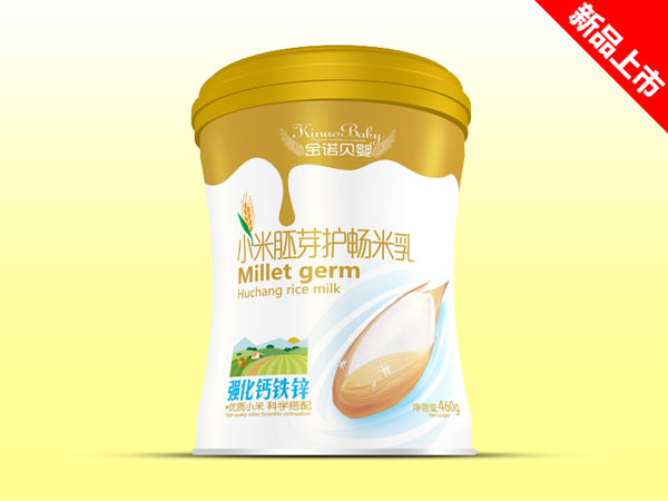金諾貝嬰小米胚芽護(hù)暢米乳-強(qiáng)化鈣鐵鋅聽裝