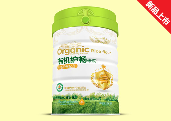 金諾貝嬰有機(jī)護(hù)暢米粉-五谷雜糧配方聽(tīng)裝