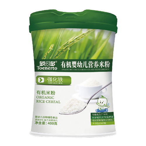 多能多強化鐵有機(jī)嬰幼兒營養(yǎng)米粉桶裝