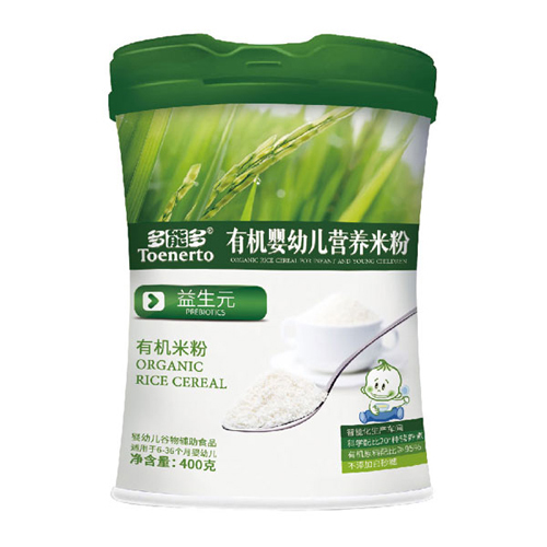 多能多益生元有機(jī)嬰幼兒營養(yǎng)米粉桶裝