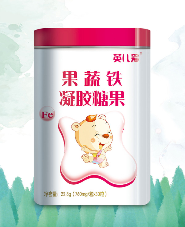 英兒愛(ài)果蔬鐵凝膠糖果