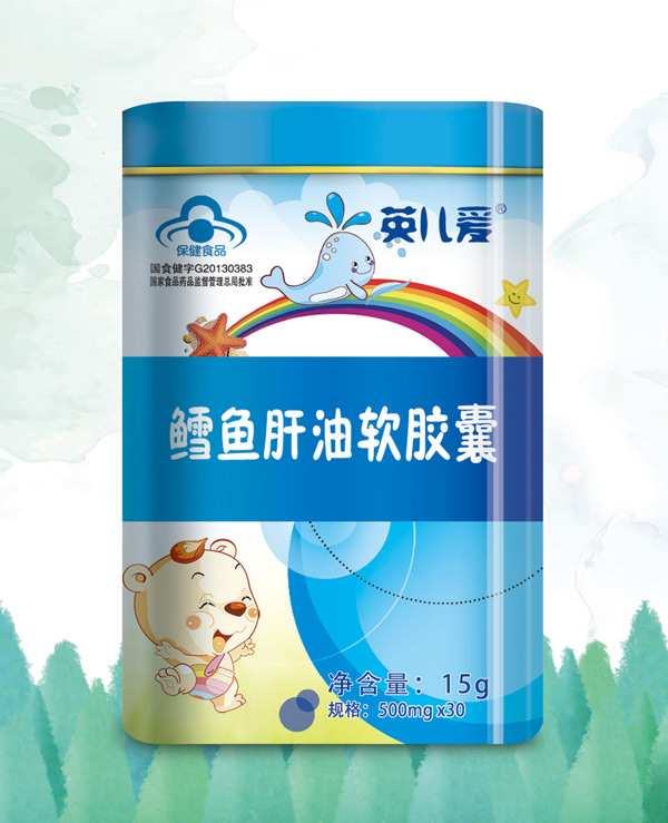 英兒愛(ài)鱈魚(yú)肝油軟膠囊