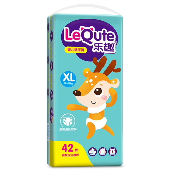 樂趣嬰兒紙尿褲袋裝XL42