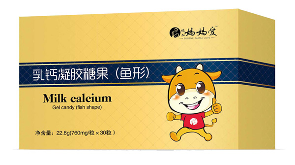 媽媽愛(ài)乳鈣凝膠糖果(魚(yú)形)盒裝