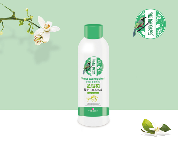 青草霧語金銀花嬰幼兒草本浴液 600