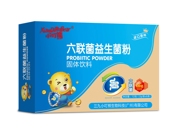 小叮熊六聯菌益生菌粉 橫版