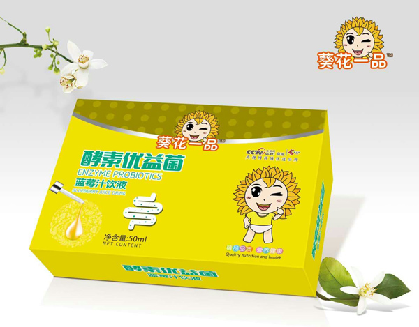 葵花一品酵素優(yōu)益菌藍莓汁飲液