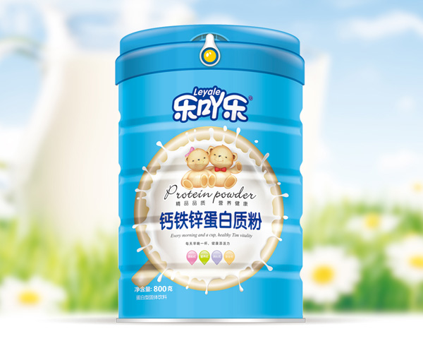 樂(lè)吖樂(lè)鈣鐵鋅蛋白質(zhì)粉罐裝