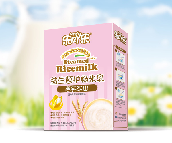 樂(lè)吖樂(lè)益生菌護(hù)暢米乳高鈣淮山盒裝