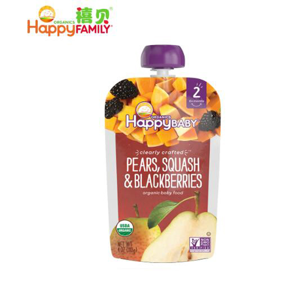 禧貝黑莓小南瓜梨泥