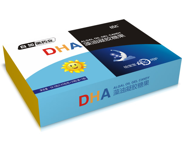 白加黑藥業(yè)幼達(dá)DHA藻油凝膠糖果禮盒
