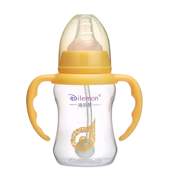 迪樂(lè)夢(mèng)PP奶瓶5118黃色