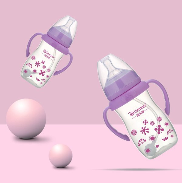 迪樂(lè)夢(mèng)PP奶瓶5134紫色