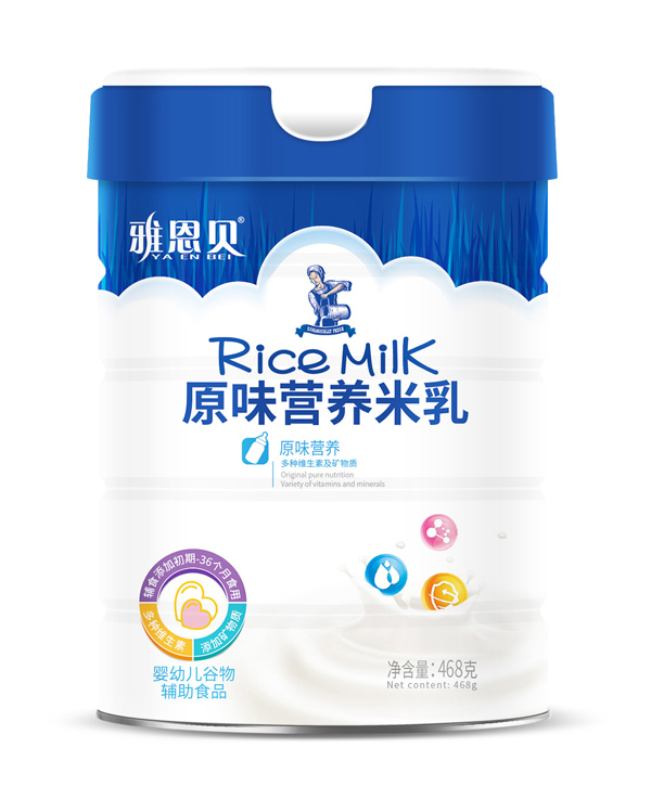 雅恩貝原味營養(yǎng)米乳 桶裝