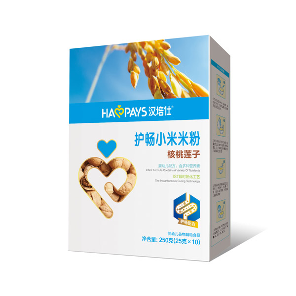 漢培仕護(hù)暢小米米粉-核桃蓮子盒裝
