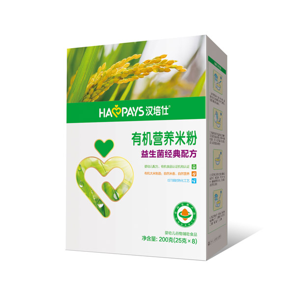 漢培仕益生菌經(jīng)典配方有機(jī)米粉盒裝