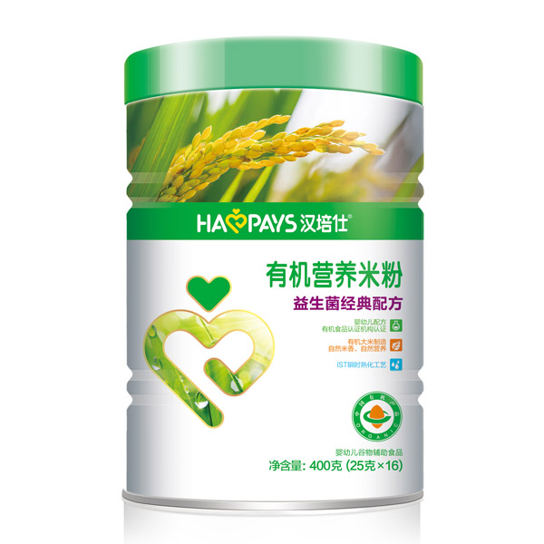 漢培仕益生菌經(jīng)典配方有機(jī)米粉聽裝