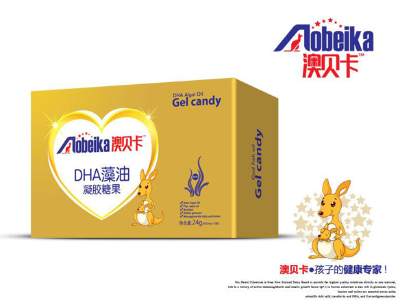 澳貝卡DHA藻油凝膠糖果 盒裝