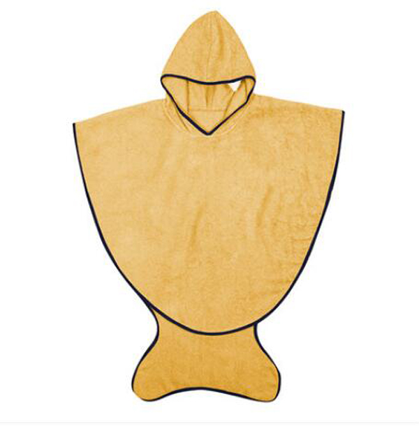 西班牙baby bites斗篷帶帽浴巾 黃色(3-6歲).jpg 西班牙baby bites斗篷帶帽浴巾 黃色(3-6歲).jpg