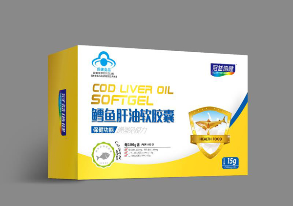 冠益倍健鱈魚(yú)肝油軟膠囊