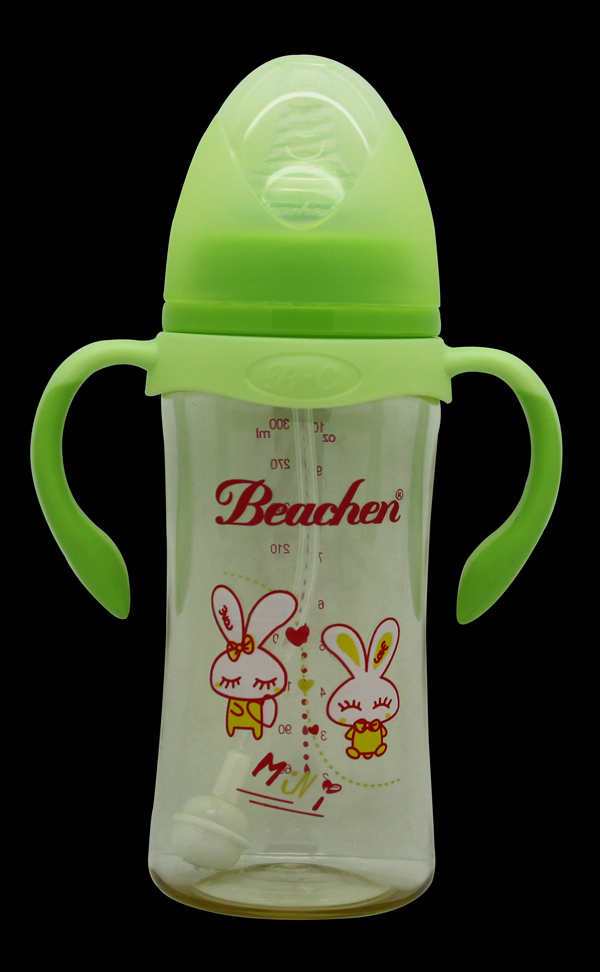 貝臣 300ml 寬口PPSU帶手柄自動(dòng)吸奶瓶
