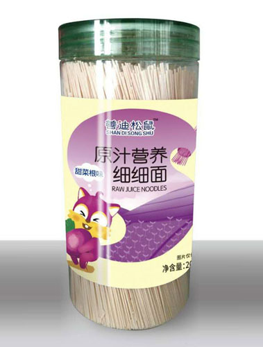 善迪松鼠原汁營養(yǎng)細(xì)細(xì)面-甜菜根味