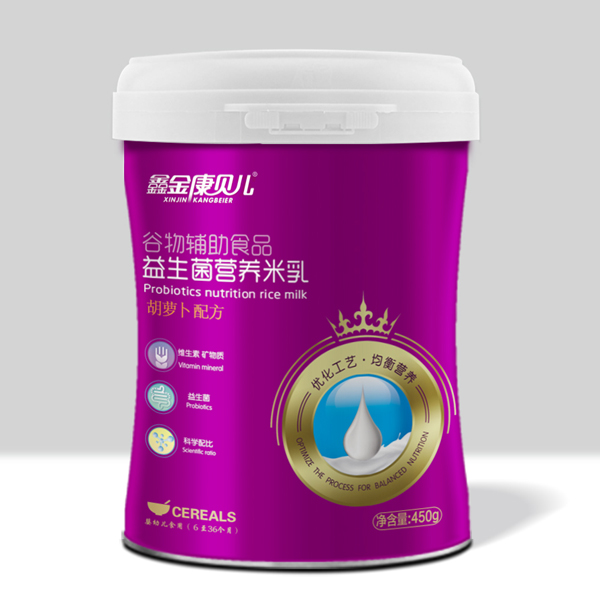 鑫金康貝爾益生菌營(yíng)養(yǎng)米乳-胡蘿卜配方 桶裝