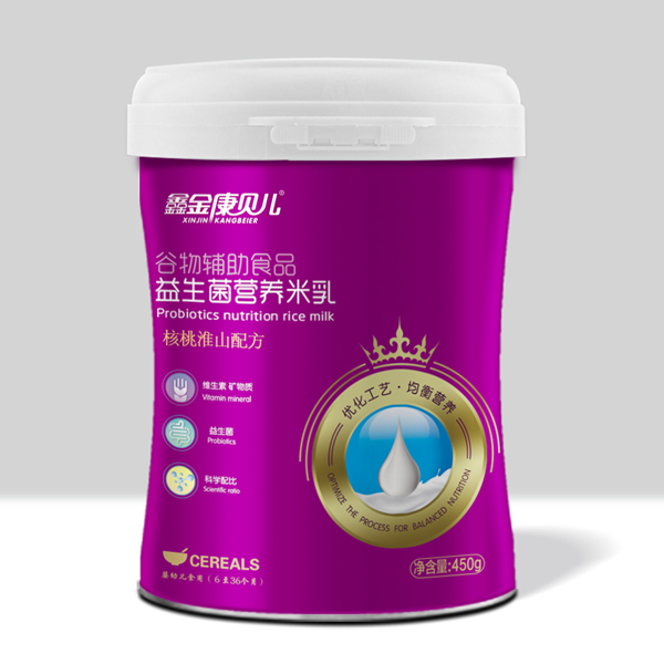 鑫金康貝爾益生菌營(yíng)養(yǎng)米乳-核桃淮山配方 桶裝