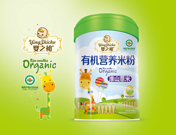 嬰之初有機(jī)營(yíng)養(yǎng)米粉-淮山薏米罐裝